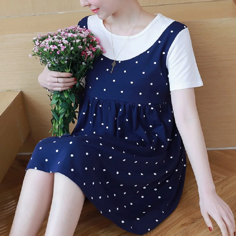 

New summer maternity clothing maternity dresses pregnancy women dresses high quality dress maternity summer clothing 1599