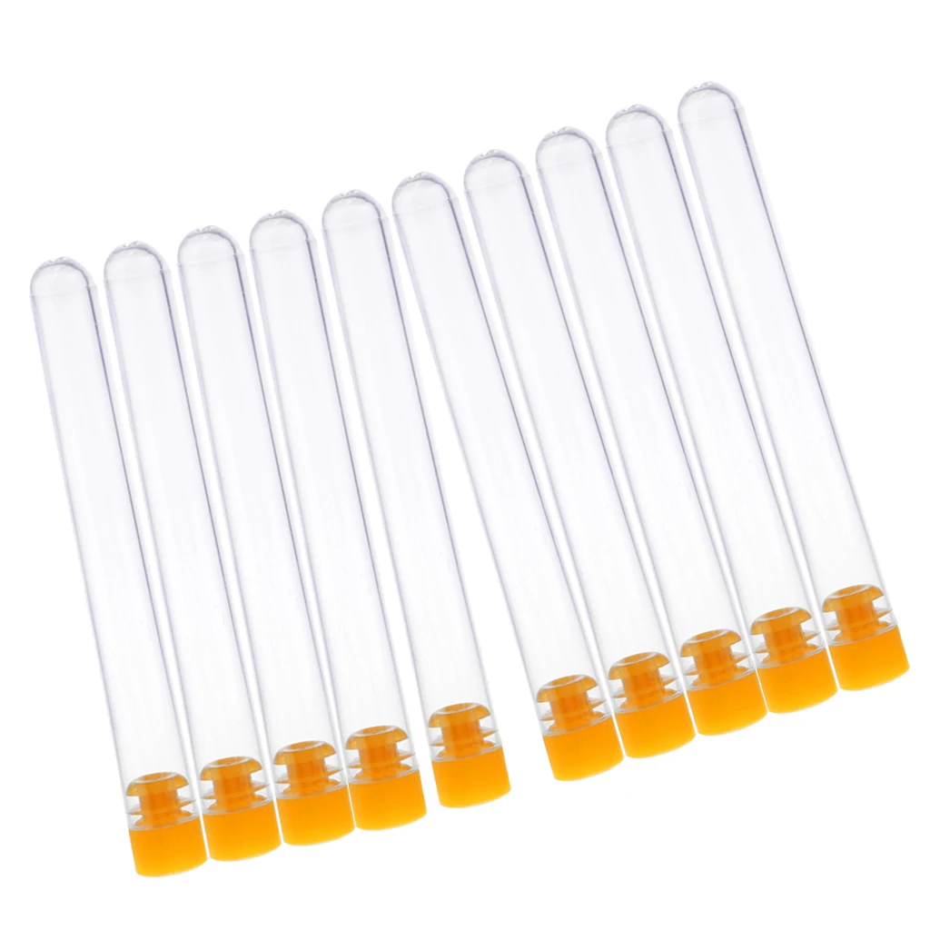 10 Pieces Orange  Felting Sewing Needles Container Sewing Needles Kit Storage Bottles Holder