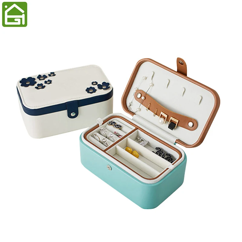 

Jewelry Organizer Packaging Box Casket Exquisite Makeup Case Cosmetics Beauty Storage Container