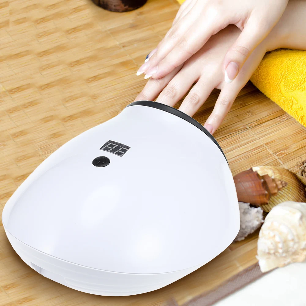 

48W 30 LEDs UV/LED Nail Lamp Nail Dryer for Manicure Intelligent Induction Manicure Therapy Machine No Dead-Zone Sunshine light