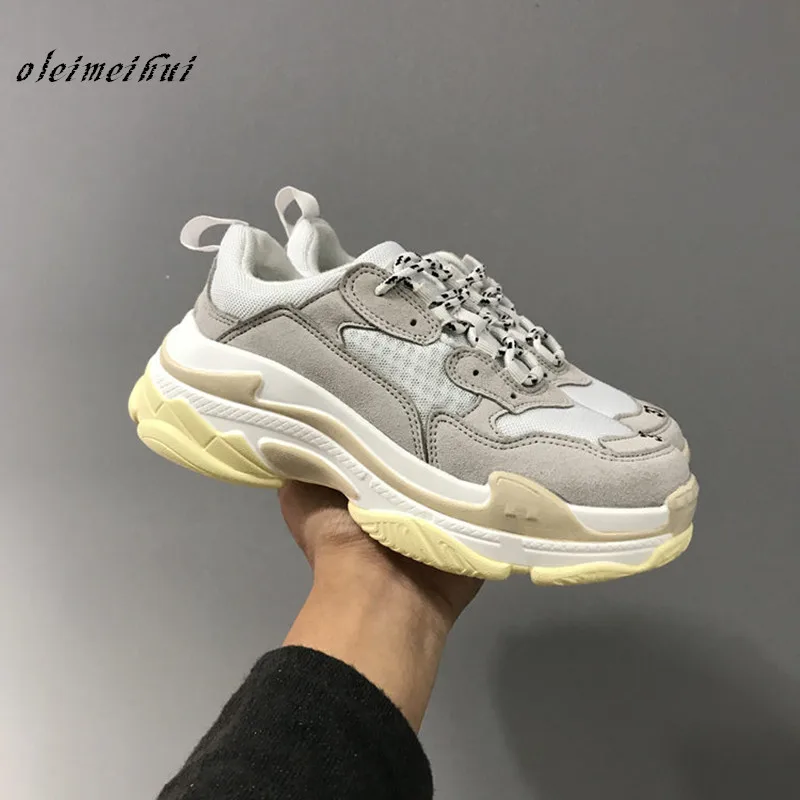 Meilleur Hauteur Croissante Femmes Chaussures Plate Forme Sneakers Tenis Feminino Chaussures Femme Zapatillas Mujer Casual Femme 2018 Sapatos 36 44