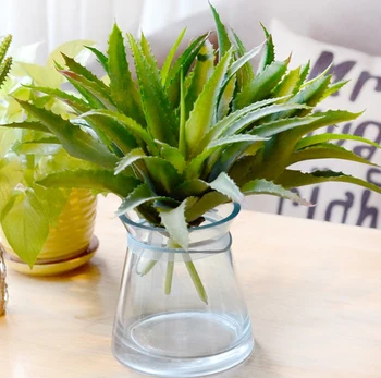 

Large fleshy aloe vera Artificial flowers succulents Micro - landscape small potted plants Living room flower decorations
