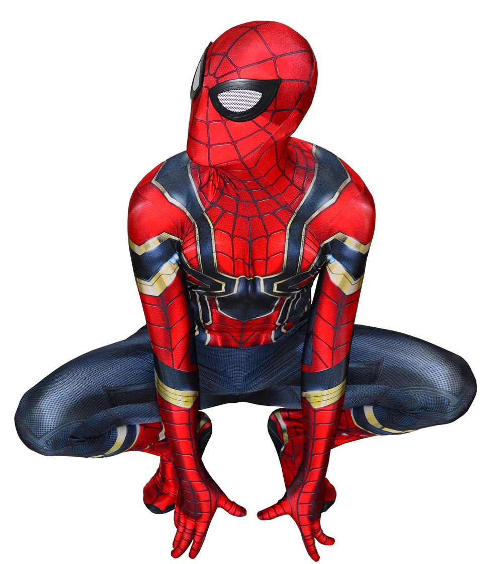 

Movie Iron Spider Man costume 3D Print Lycra Spandex Spiderman Homecoming Costume Bodysuit Halloween cosplay Jumpsuits