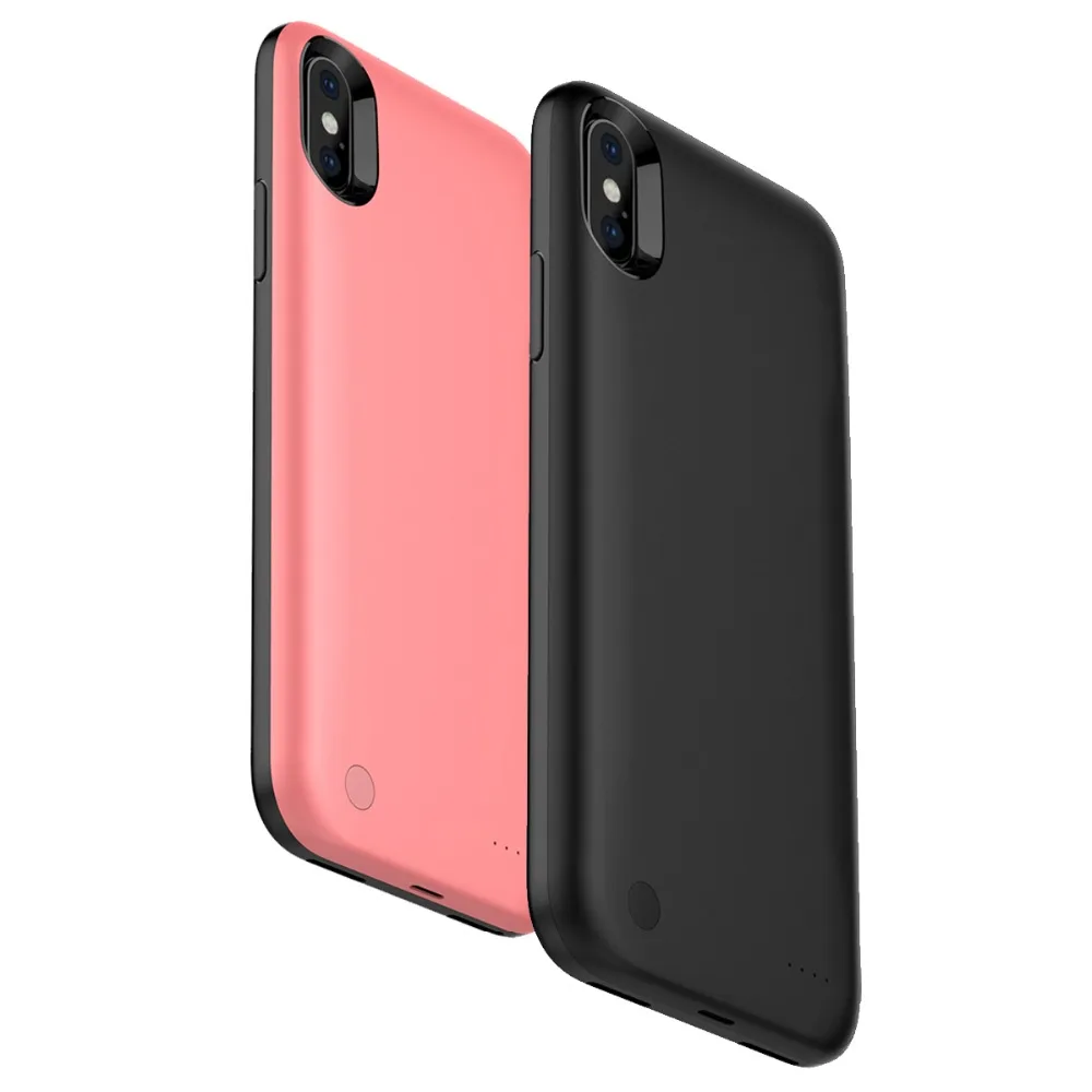 Beste 3800 mah Batterij Oplader Voor iphone X Power Bank Opladen Case Ultra Dunne Powerbank Backup Charger Case voor iPhone 10
