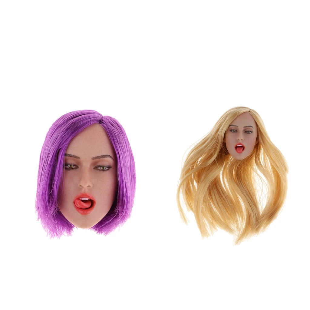 1/6 Scale Seamless European Shape Body Big Busts Carving Head Sculpt Model for 12'' TTL Enterbay /Kumik  Dolls Parts