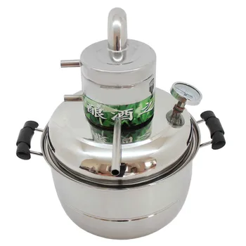 

10L Household Small Winemaker Spirits Alcohol Distiller Pure Dew Distilled Water Brewing Equipment