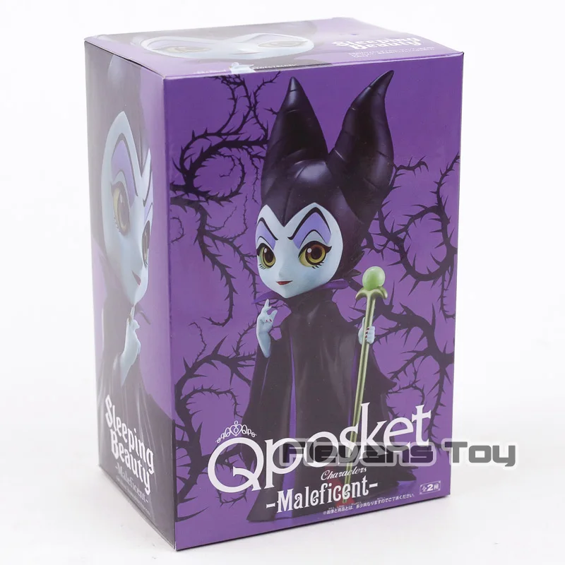 Banpresto Q Posket персонажи Maleficent ПВХ фигурка Коллекционная модель игрушки