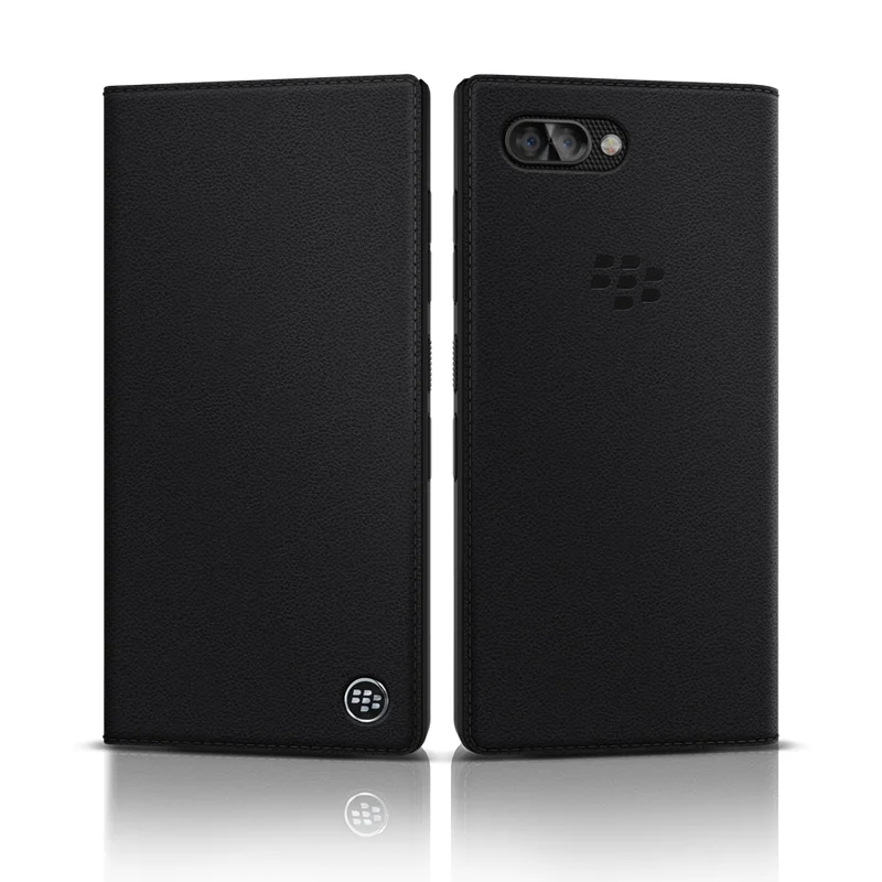 Original Genuine Leather Case for Blackberry KEY2 Business Flip Bag
