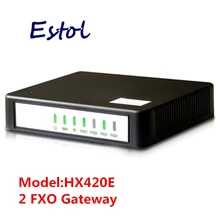 Newrock недорогой 2 FXO шлюз SIP voip телефонии простой в настройке