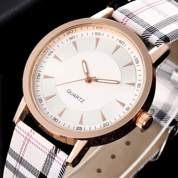 

Women Watches 2019 Brand Luxury Fashion Quartz Ladies Watch Plaid Clock Rose Gold Dial Dress Casual Wristwatch relogio feminino