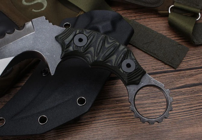 Нож karambit G10 Ручка 5 мм 60HRC D2 стальное лезвие K оболочка для кемпинга EDC инструмент выживания разведка карманный нож подарок нож