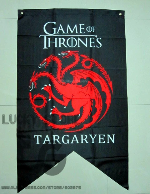 

Targaryen Game of Thrones series flag Targaryen family flag 75*125 CM banner