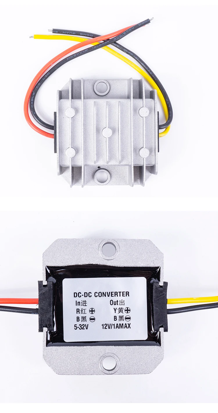 5-32 В до 12 В 1A 2A 3A DC преобразователь IP68 понижающий/Повышающий Модуль преобразователь напряжения для автомобиля гольф тележки светодиодный светильник