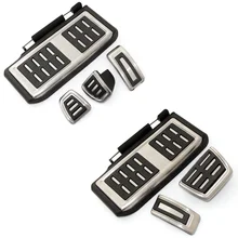 Pédale de Transmission manuelle MT en acier inoxydable, avec repose-pieds, gaz, embrayage et pédale de frein, pour SEAT LEON 2013 – 2015 GOLF7 GTi MK7