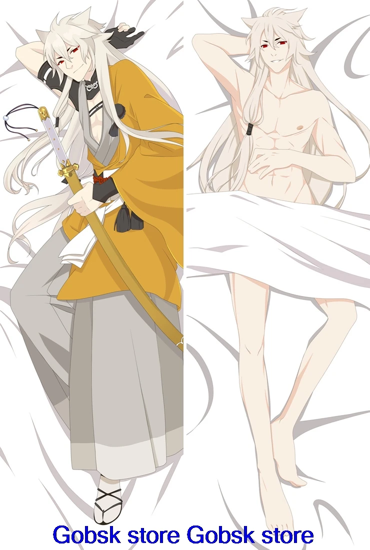 Август аниме Touken Ranbu Online Izuminokamikanesada& kogitsunemaru Dakimakura тела подушку Чехол Крышка обнимающаяся Подушка Чехол s