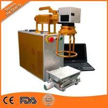Fiber Laser marking on jewelry/ ring watch mini fiber laser marking machine price