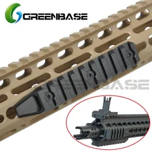 Greenbase Тактический крепление направляющей KeyMod 9 Слот железнодорожных Урх 4,0 Handguard Rail Airsoft установки прицела черный/темно Земля