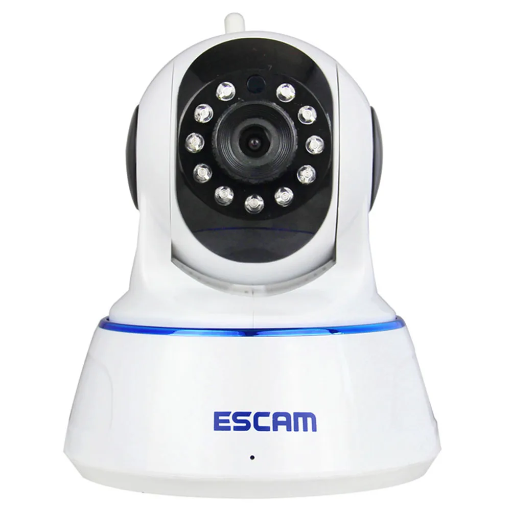 ESCAM QF002 IP Camera WIFI 720P P2P Night Vision Support Android IOS for Home Company Security WiFi IP Camera
