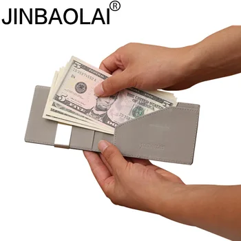 

Trendy money clip wallet Creative Contrast color gold bag Korean version of the wallet Dollar clip easy to carry