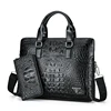 FEIDIKABOLO Crocodile hommes mallette de luxe noir hommes sacs à main sacs de messager en cuir PU homme sacs homme homme décontracté sacs à bandoulière ► Photo 3/6