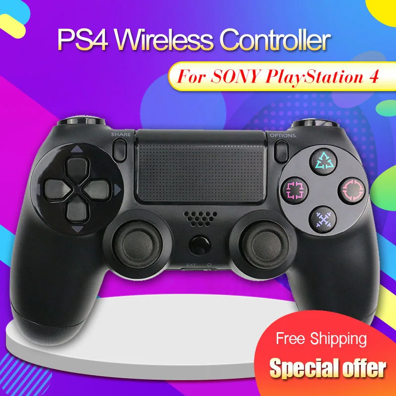 

Wireless Controller For PS4 Bluetooth DualShock Joystick With Vibration Gamepads For SONY PlayStation 4