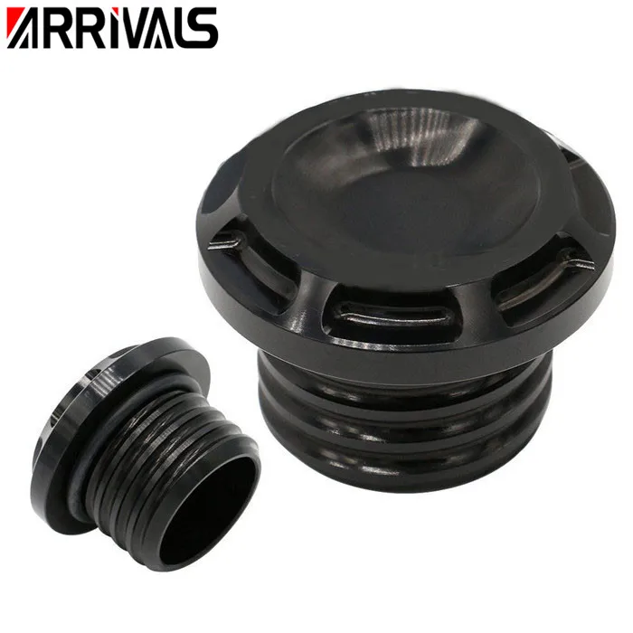 

New Black Color CNC Billet Aluminum Motorcycle Skull Fuel Gas Tank Cap Cover For Harley Sportster 1200 883 Dyna Softail Touring