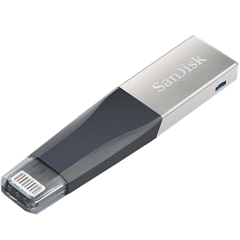 SanDisk Mini iXpand Lightning USB флеш-накопитель 16 ГБ 32 ГБ 64 Гб 128 ГБ флеш-накопитель USB 3,0 Флешка USB флешка для iPhone iPad Apple