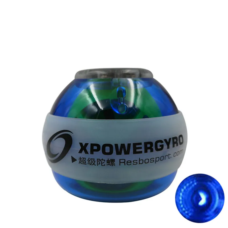 12000 RPM 30LBS LED Power Wrist Strengthen Ball Gyroscopic Power PVC Forearm Speed Counter Hand  Force Spinner Ball 6 Color T