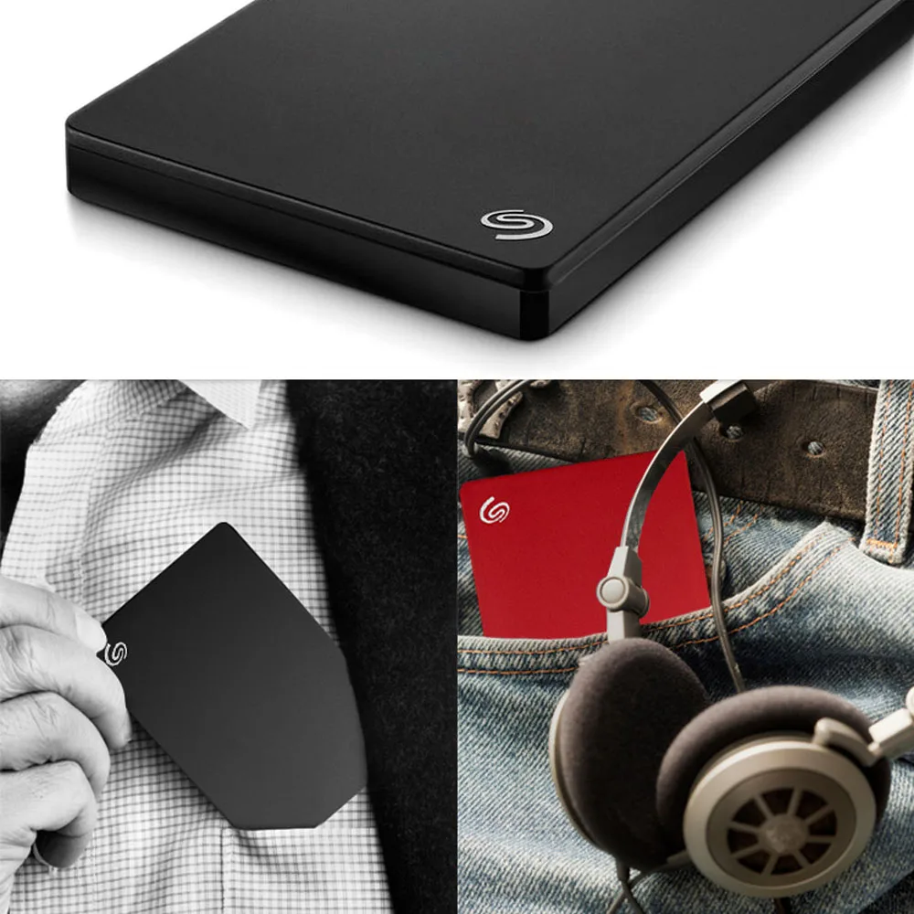 Seagate External Hard Disk 1TB 2TB Backup Plus Slim USB 3.0 HDD 2.5" Portable Extern the best external hard drives