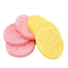 Яркий гламурный Профессиональный макияж основа спонж для Макияжа Косметический пуф лица очищающий спонж случайный цвет