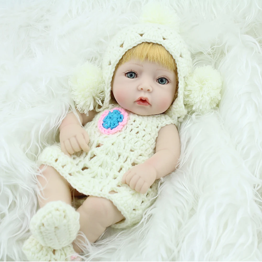 Handmade Reborn Baby Doll Girl Full Body Vinyl Silicone Newborn Lifelike 10/'/'