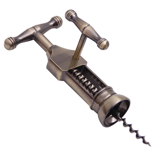 

Hot Selling Vintage Zinc Alloy Wine Red Wine Multi-function Bottle Opener For Kitchen Tools High Quality Manual Opener LFB503