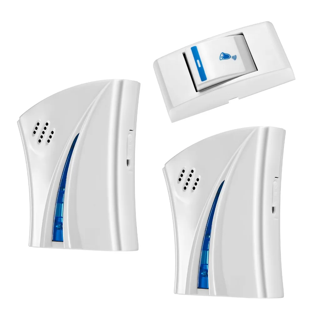 

FUERS 36 Song Free Post Wireless Remote Control Quality Doorbell 150 Meters Flash Light Anti-interference Welcome Doorbell Set
