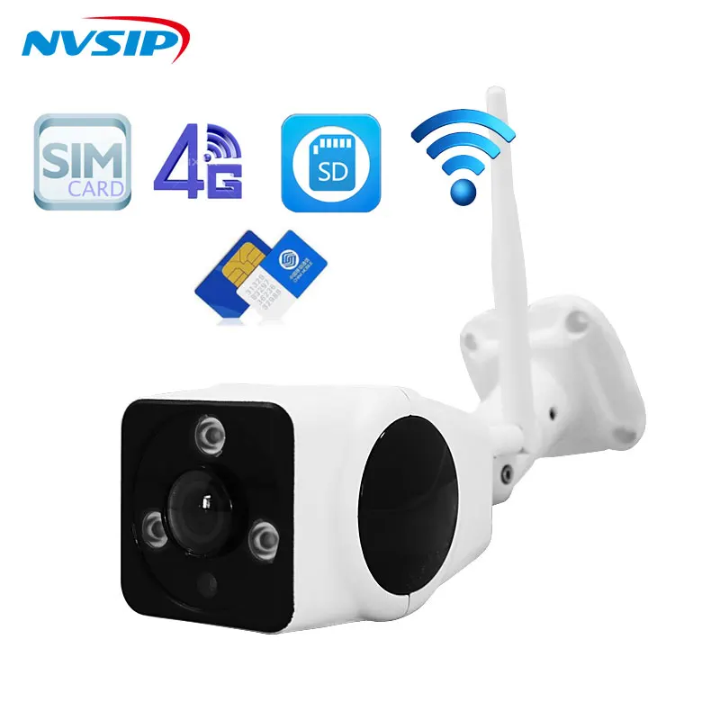 Full HD 1080P HD Bullet IP Camera font b Wireless b font GSM 3G 4G SIM
