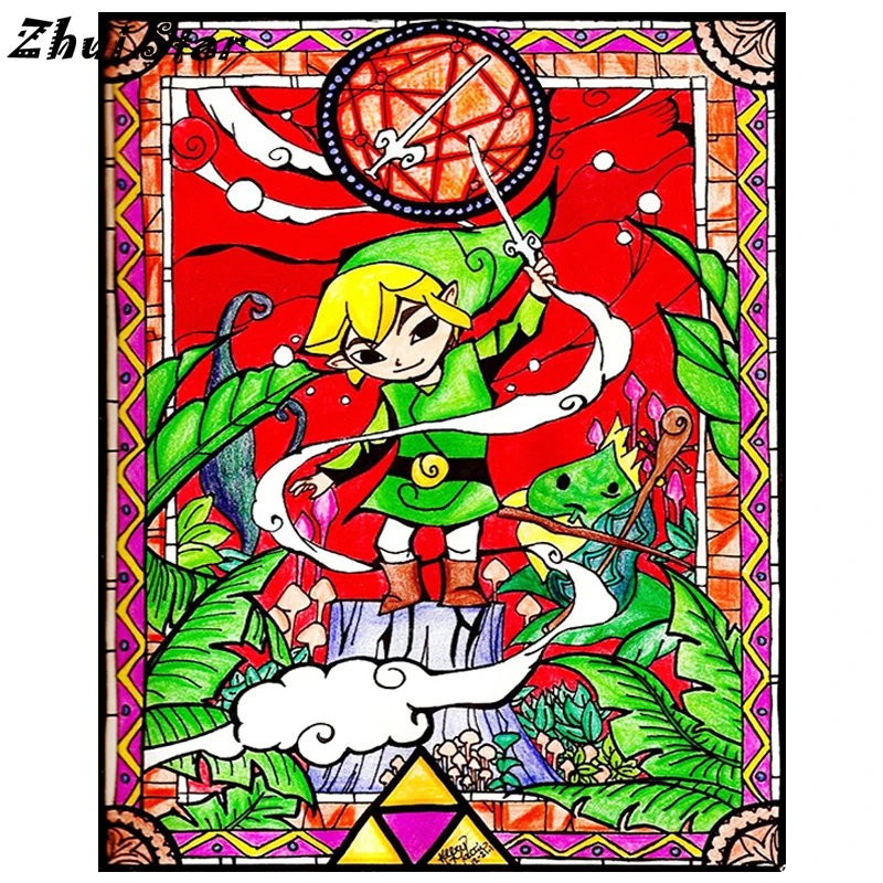 

NEW Diamond Embroidery 5D DIY Diamond Painting Anime Character Diamond Painting Cross Stitch Rhinestone Mosaic FC460
