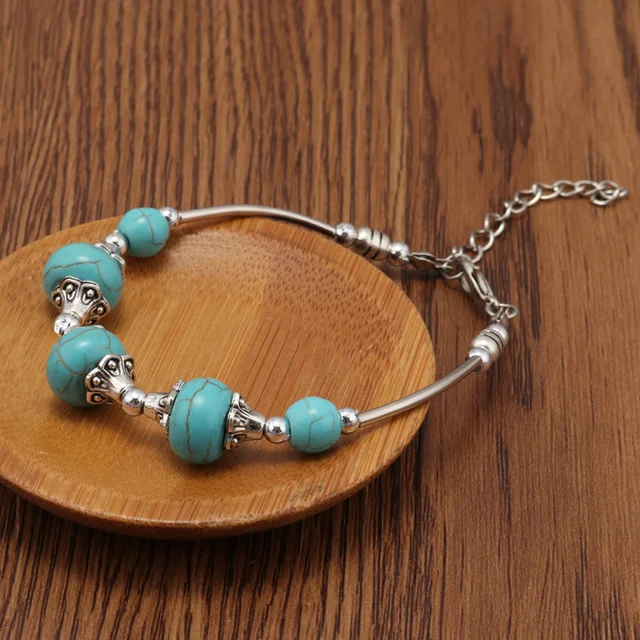 Bracelet Amazonite Argent