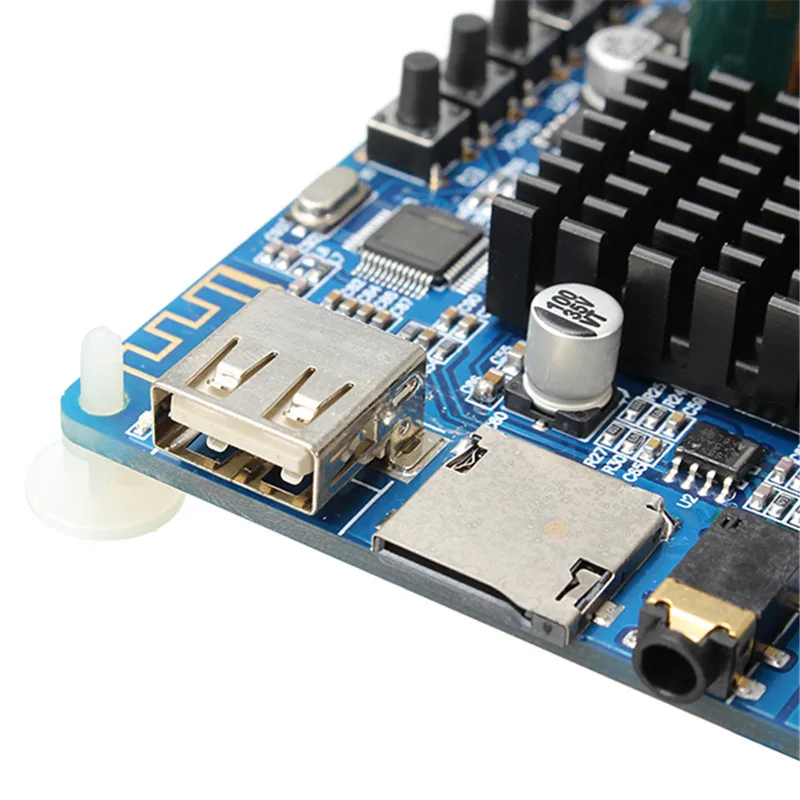 LEORY SW-HF41 TPA3116 CH2.1 цифровой усилитель плата беспроводной bluetooth USB TF Аудио усилитель чип стерео усилитель доска