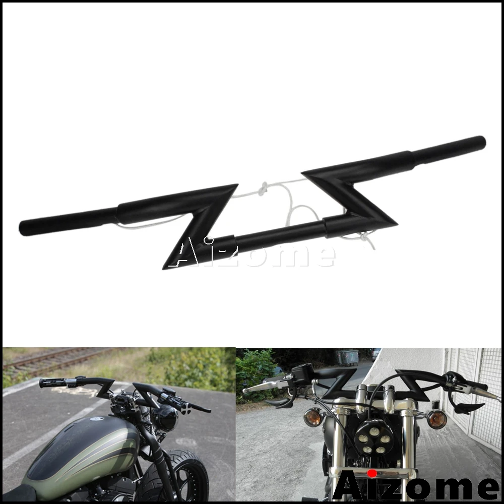 Buy Universal Motorcycle 1" Z Bars Handlebar 25mm