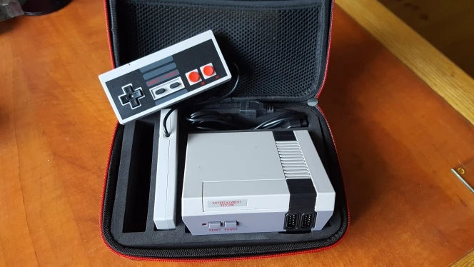 

Balck Hard Carrying Case For Mini TV Classic Edition Console Travel Storage Bag for Nintendo for NES Classic Game Accessory