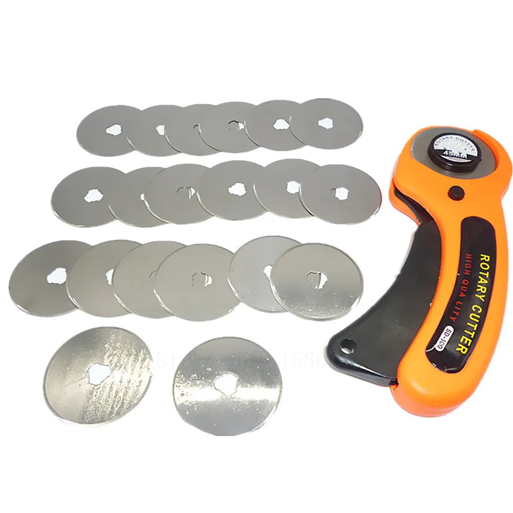 45mm Rotary Cutter With 20pcs 45mm Rotary Cutter Blades Patchwork