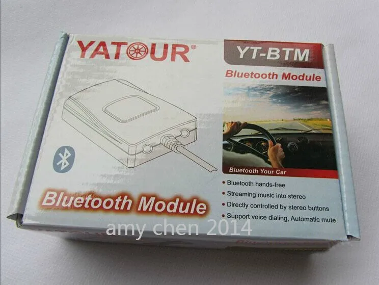 Yatour Bluetooth Hands Free module автомобильный комплект(YT-BTM)+ пульт дистанционного управления(YT-REMO)-Hands free мобильный телефон автомобиль