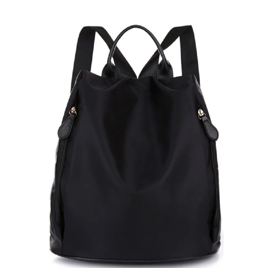 Woman Waterproof Nylon Backpack Female Oxford Canvas Leisure Travel Bag Sewing Backpacks B 22