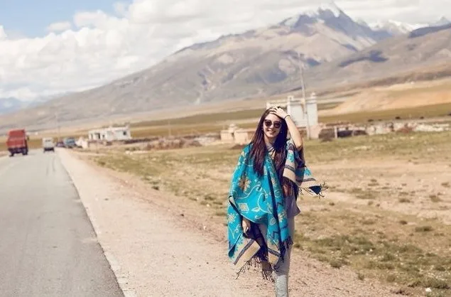 Женский зимний шарф люксовый бренд Тибет/непальский кашемировый шарф с подсолнухами Sciarpa длинный уплотненный шарф шаль из Индии одеяло шарф