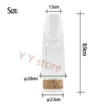 Профессиональный Прозрачный bb-кларнет мундштук акрил Материал Bolwtorch