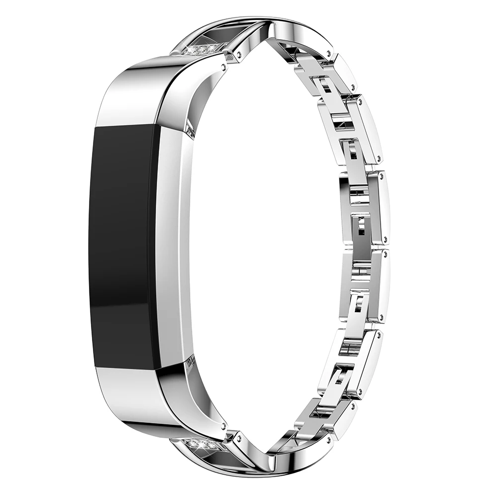 Сменный металлический ремешок для часов Fitbit Alta /Alta HR браслет стразы женский Для