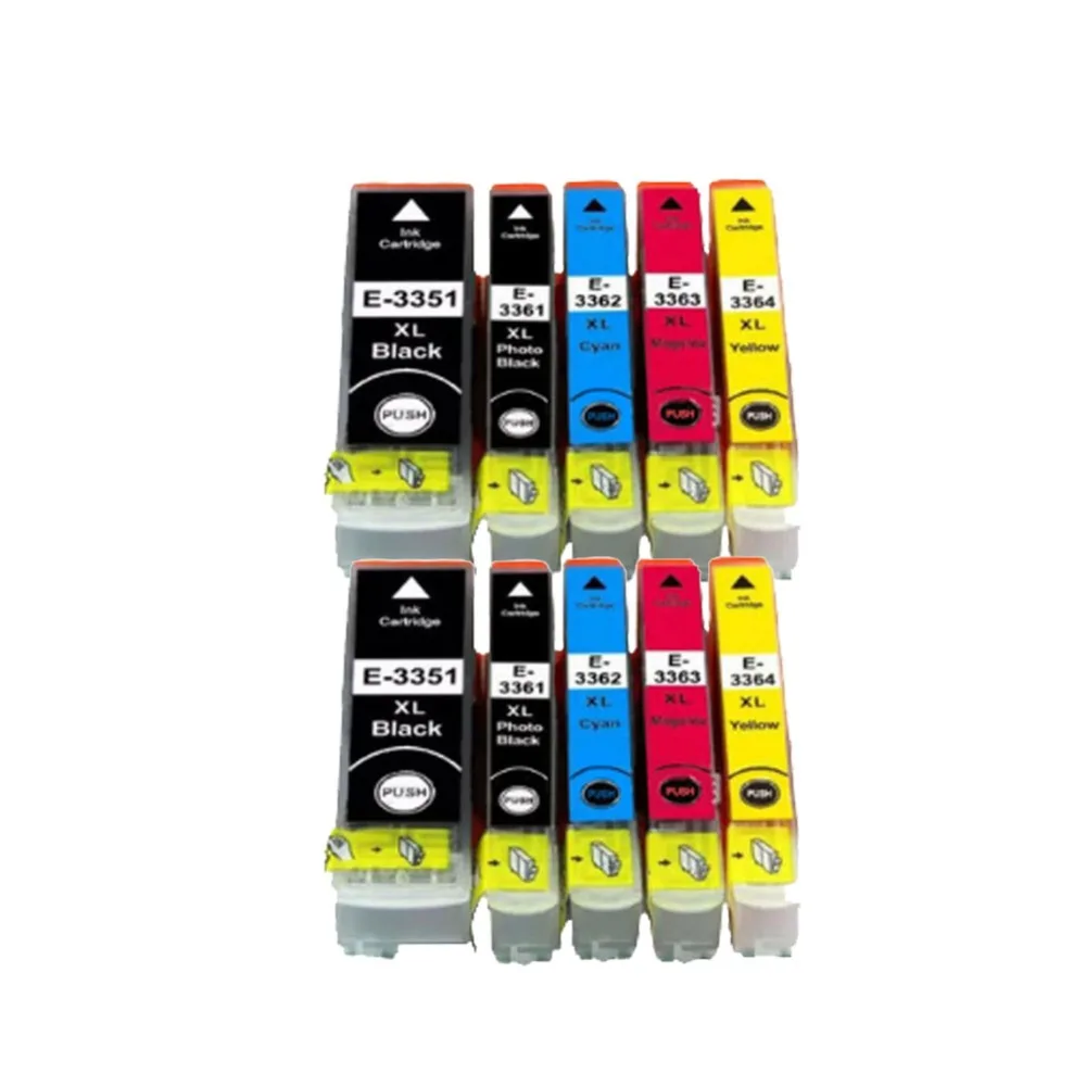 Compatible 10PK For EPSON T3351 T3361 T3362 T3363 T3364 Ink cartridge