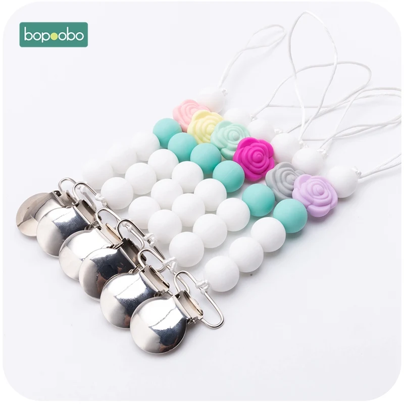 Silicone Teethers pacifier clip