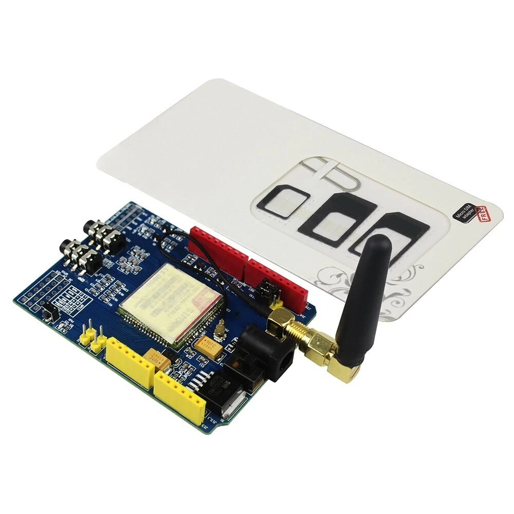 

SIM900 GPRS/GSM Shield Development Board Quad-Band Module Compatible