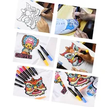 8 шт./компл. постоянного ткань маркеры типа сделай себе сам дизайн Граффити художественный маркер для учащихся с круглым носком эскизов школьные канцелярские товары для рукоделия