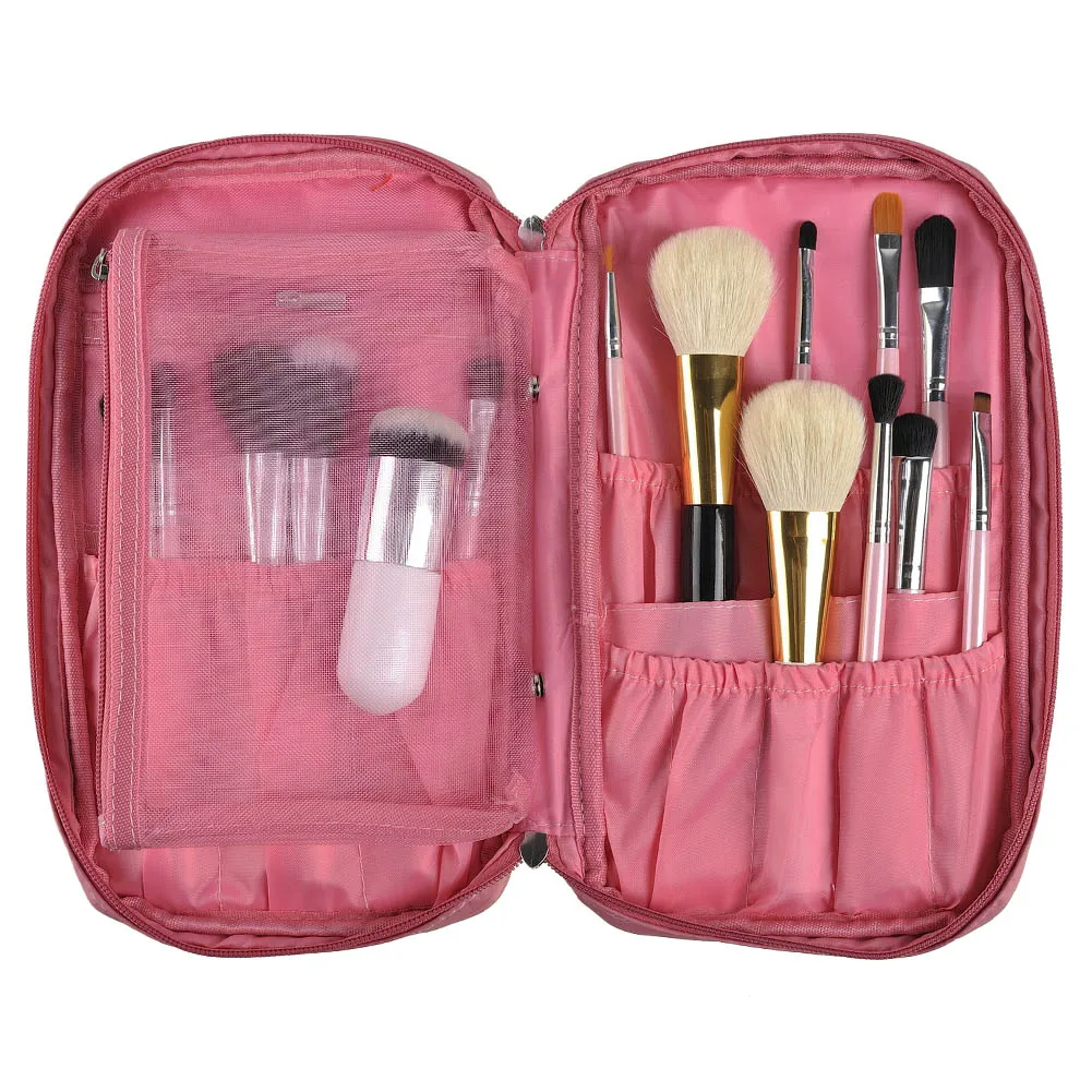 Portable Makeup Brushes Holder Bag Cosmetic Tools 